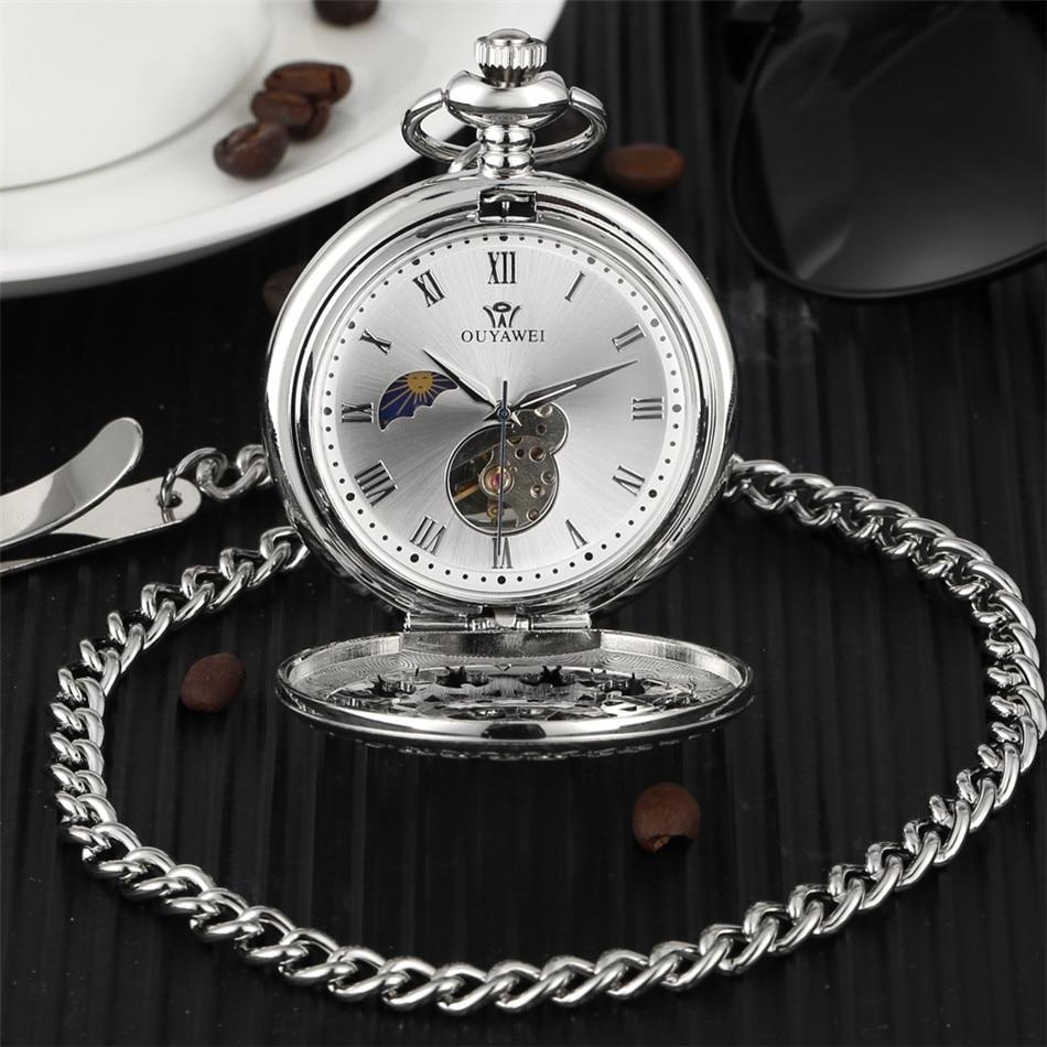 Mechanical Pocket Watch Spider Web