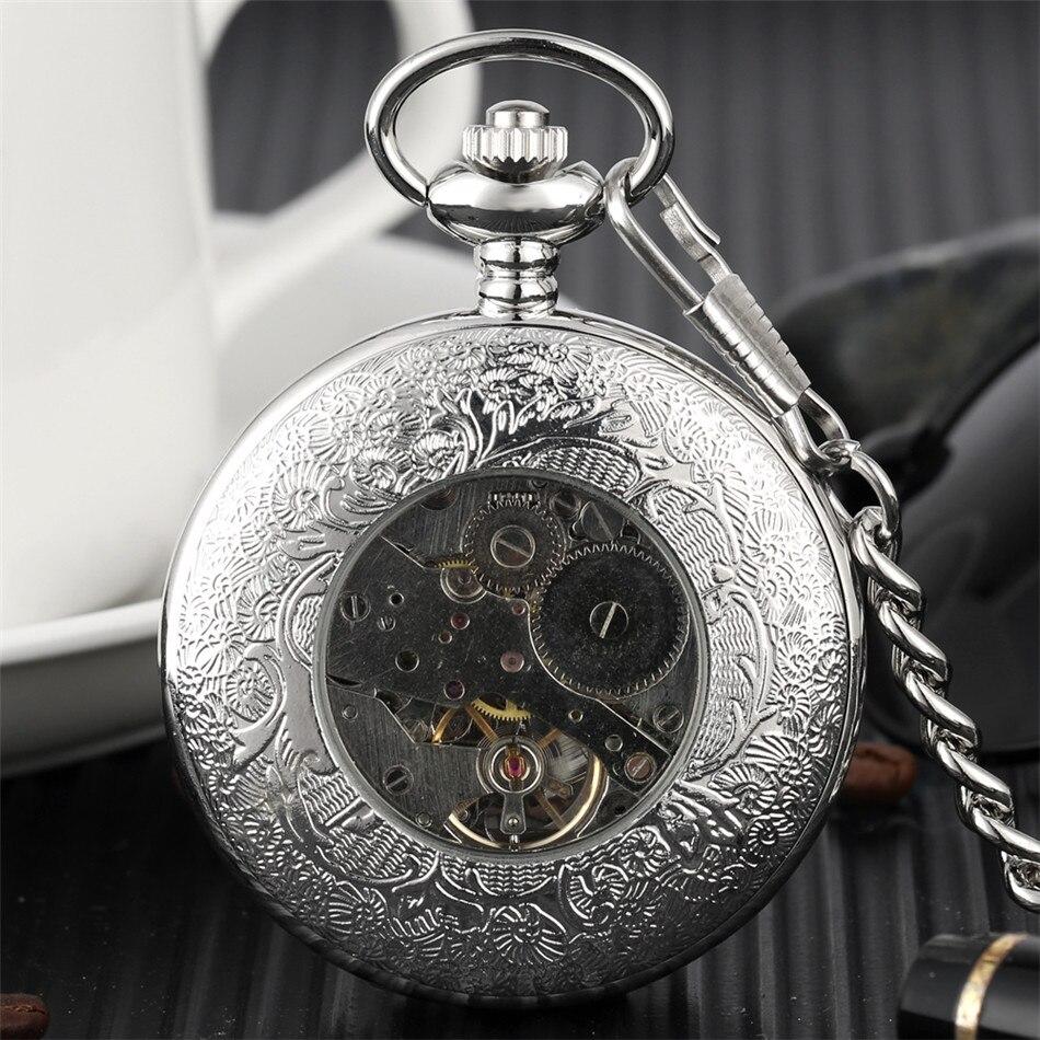 Mechanical Pocket Watch Spider Web