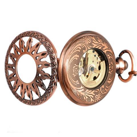 Mechanical Pocket Watch Sunflower