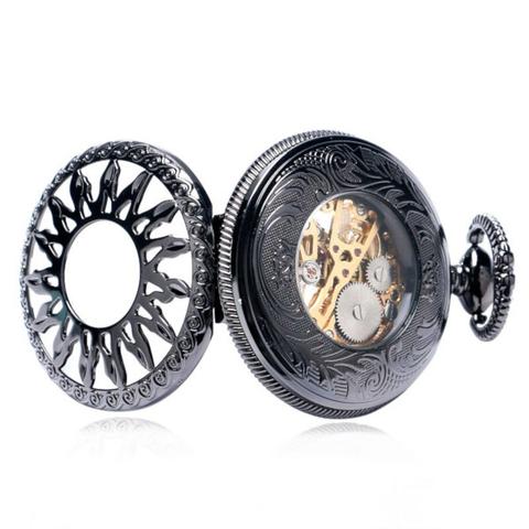 Mechanical Pocket Watch Sunflower