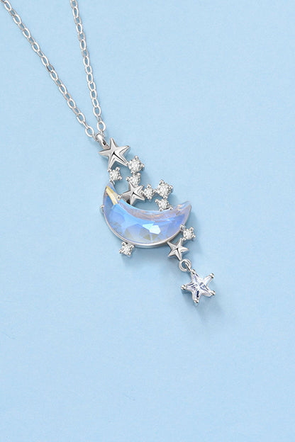 925 Silver Moonlight Galaxy Necklace