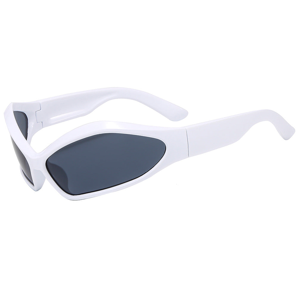 Y2K Personalized Oval Color Matching PC Sunglasses