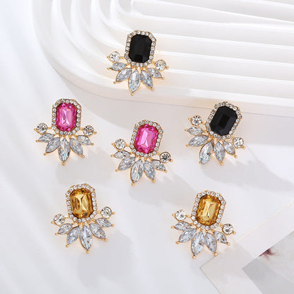 Alloy Diamond Earrings