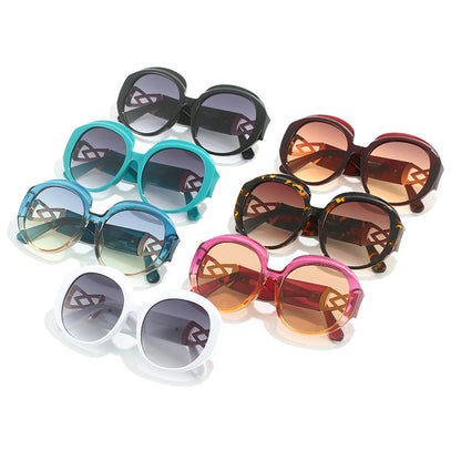 2023 Large Frame Round PC Sunglasses