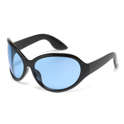 Y2K Oversize Box PC Hip-hop Sunglasses