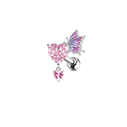 Wing Key Navel Nail Nose Nail Nipple Ring