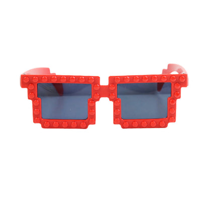 ABS Cute and Funny Building Block Mosaic Sunglasses