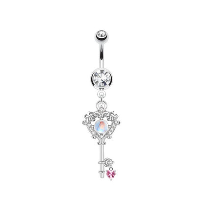 Wing Key Navel Nail Nose Nail Nipple Ring