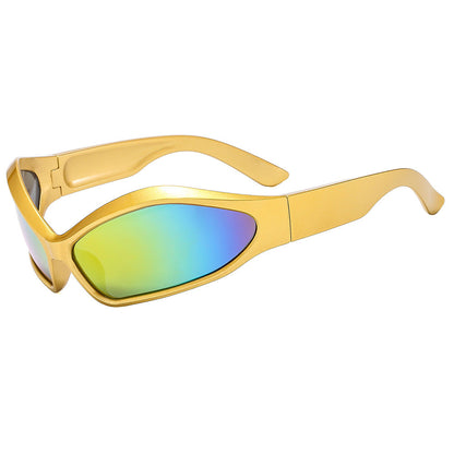 Y2K Personalized Oval Color Matching PC Sunglasses