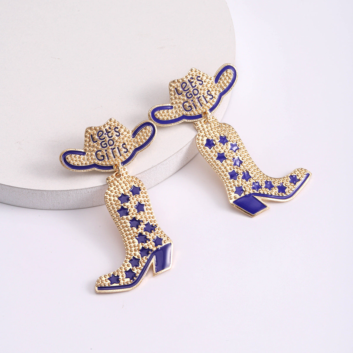 Western Cowboy Hats, Boots, Alloy Earrings