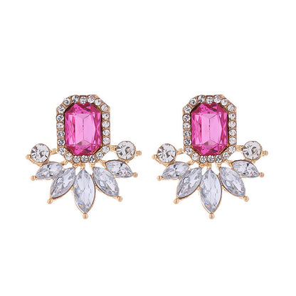 Alloy Diamond Earrings