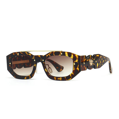 Vintage Square Frame PC Sunglasses