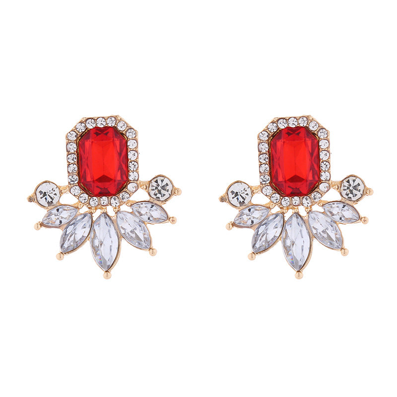 Alloy Diamond Earrings