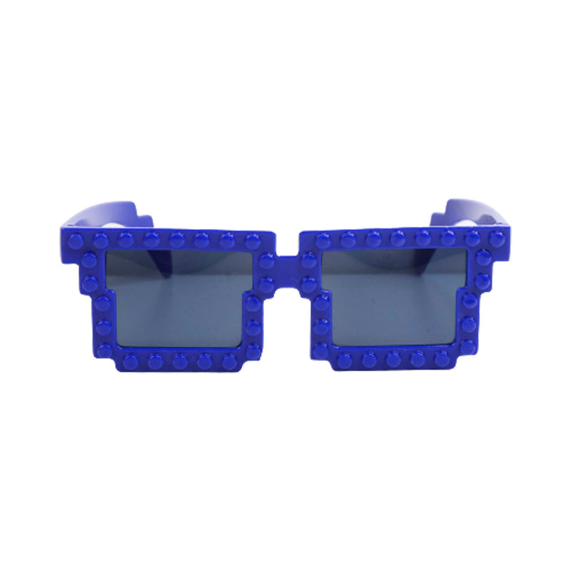 ABS Cute and Funny Building Block Mosaic Sunglasses