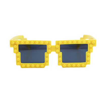 ABS Cute and Funny Building Block Mosaic Sunglasses