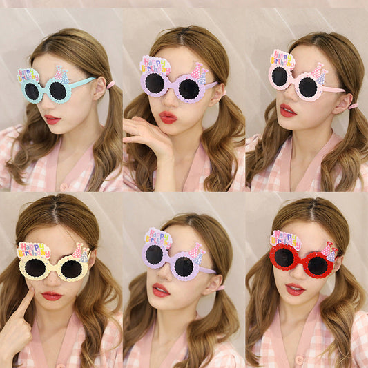 ABS Funny Glasses Decoration Party Birthday Glasses