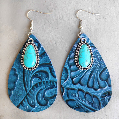 Western Genuine Leather Earrings