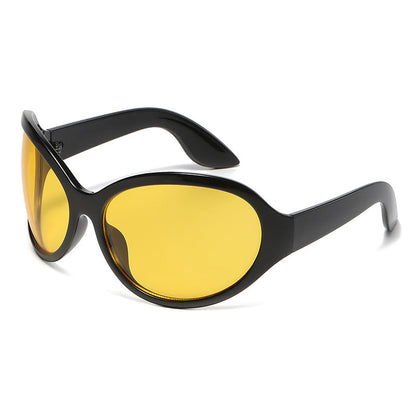 Y2K Oversize Box PC Hip-hop Sunglasses