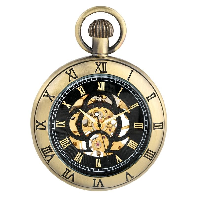 Mechanical Pocket Watch Roman Numerals