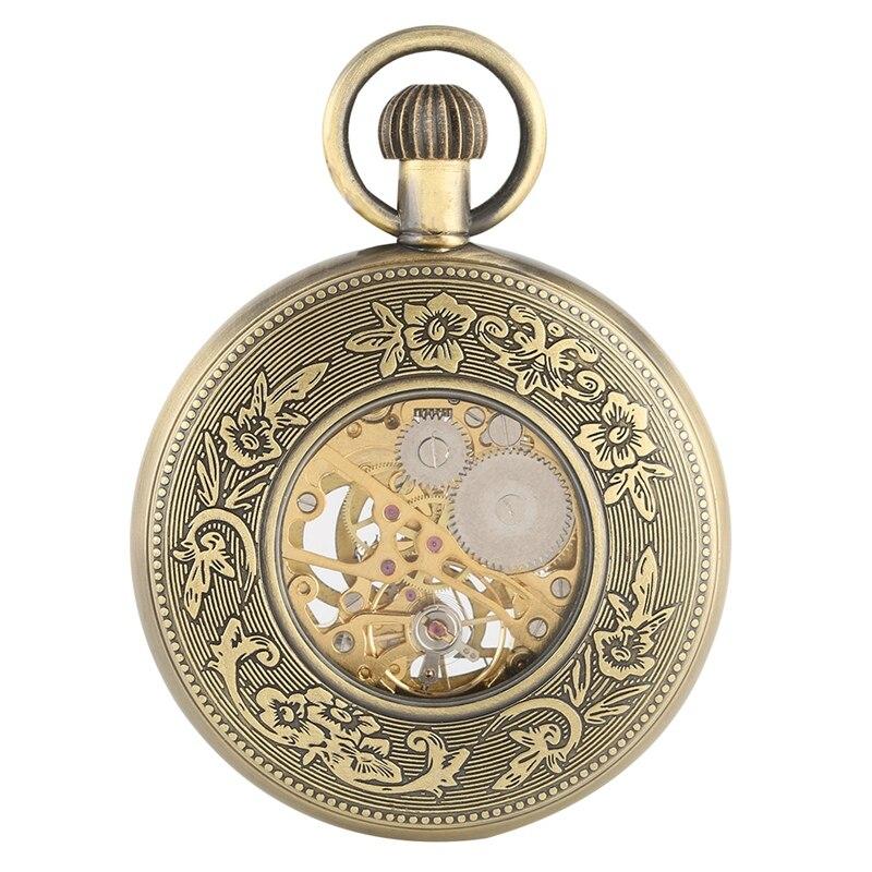 Mechanical Pocket Watch Roman Numerals