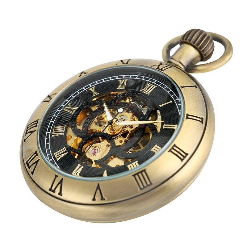 Mechanical Pocket Watch Roman Numerals