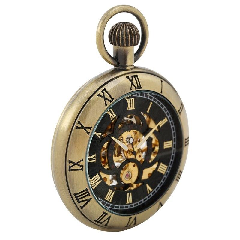 Mechanical Pocket Watch Roman Numerals