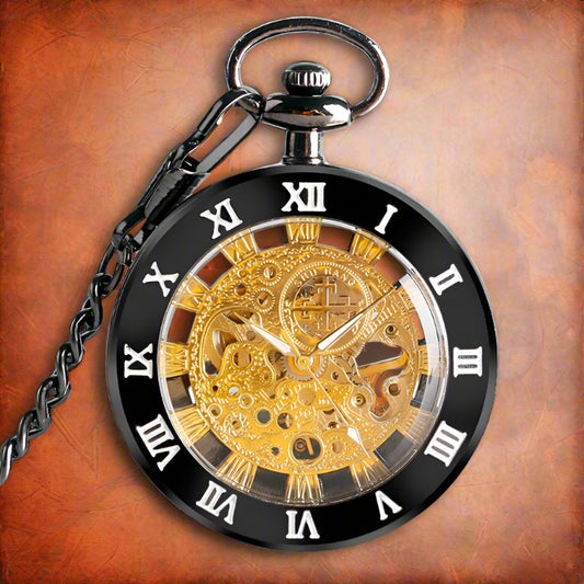 Mechanical Pocket Watch Transparent