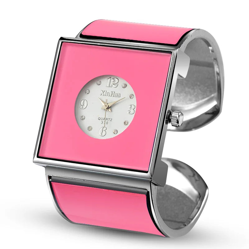 Women Stainless Steel Bracelet Bangle Watches