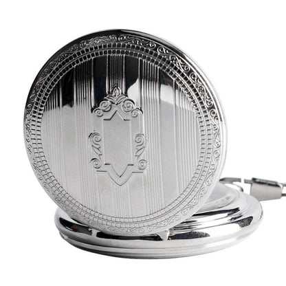 Silver Mechanical Pocket Watch