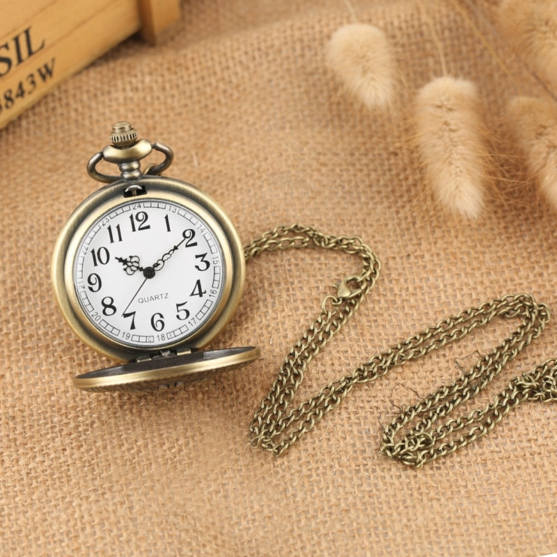 Steam Train Pocket Watch