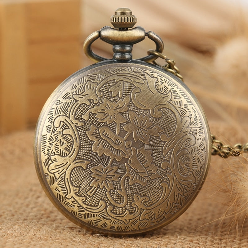 Steam Train Pocket Watch