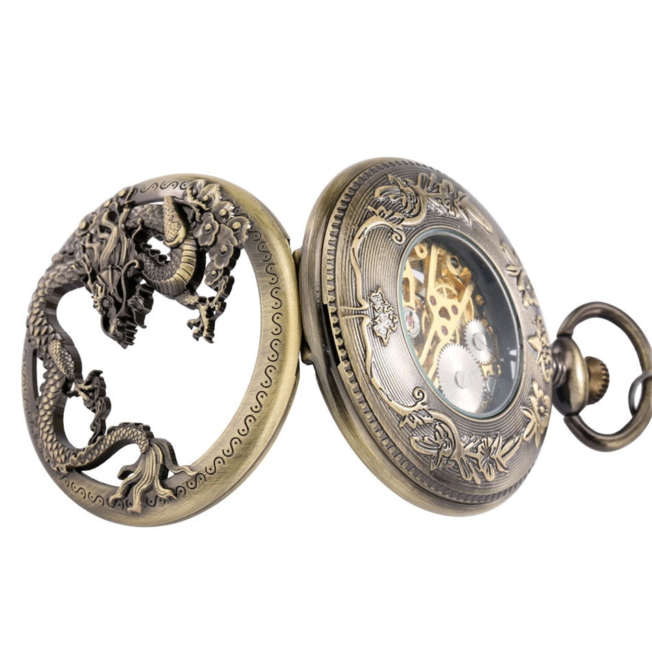 Steampunk Dragon Pocket Watch