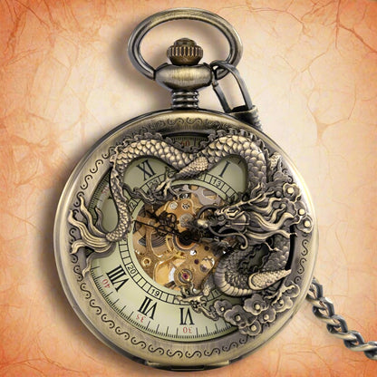 Steampunk Dragon Pocket Watch