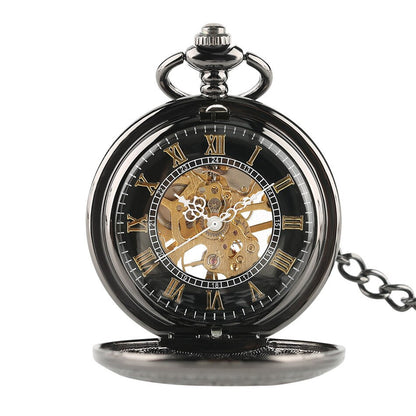 Steampunk Mens Mechanical Pocket Watch