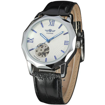 WINNER Automatic Leather Mechanical Watch