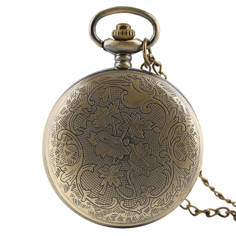 White Lotus Pocket Watch