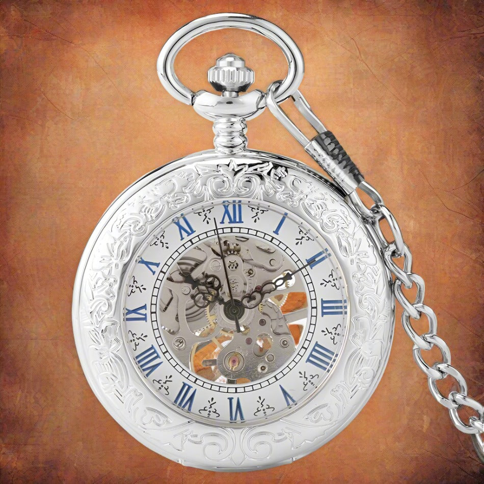 White Pocket Watch