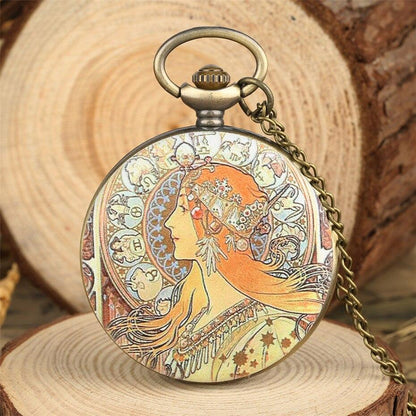 Zodiac Pocket Watch