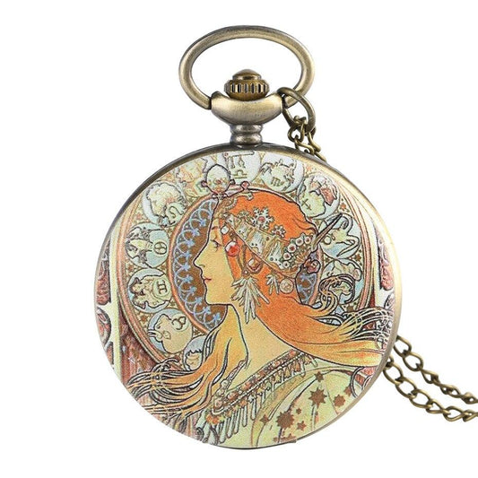 Zodiac Pocket Watch