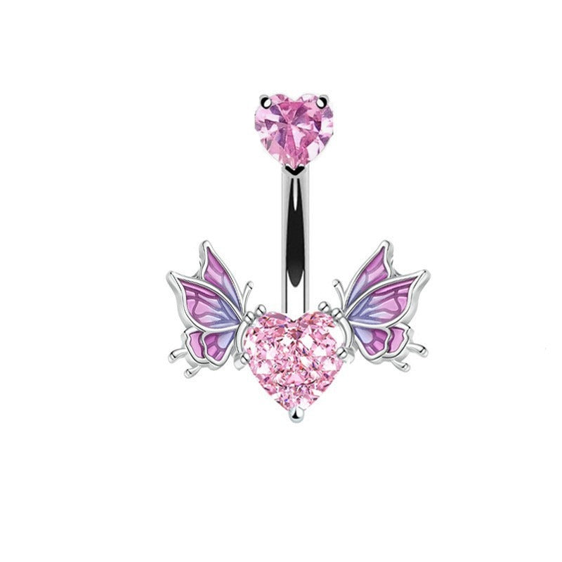 Wing Key Navel Nail Nose Nail Nipple Ring