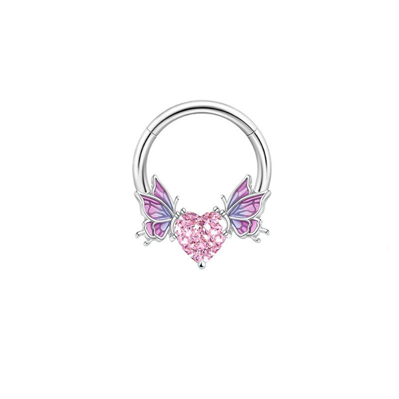 Wing Key Navel Nail Nose Nail Nipple Ring