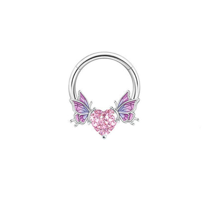 Wing Key Navel Nail Nose Nail Nipple Ring