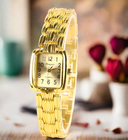 Women's Gold Bracelet Watch Business Quartz Watch