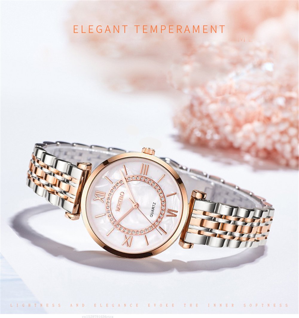 Women Watch Steel Quartz Fashion Wristwatch-ZZH2839