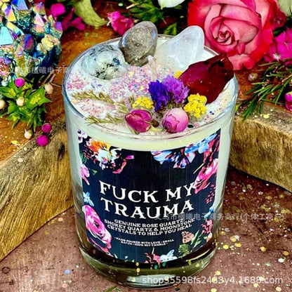 2024 New Fuck My Trauma Candle Relieve Anxiety