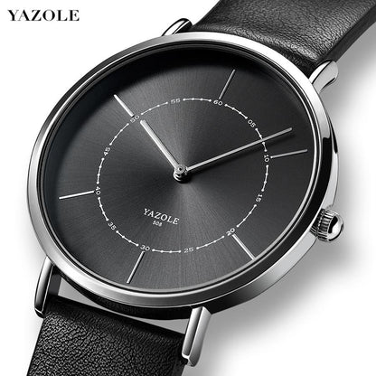 YAZOLE Fashion Vogue Quartz Watch Top Brand Luxury Male Clock Business Men Simple Wristwatch