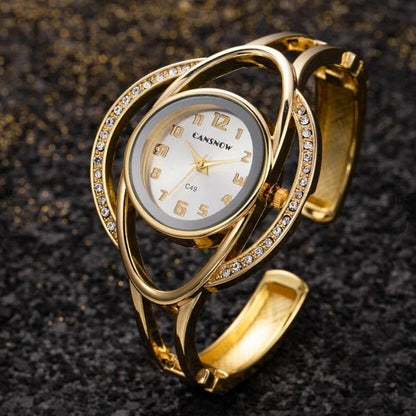 Women Casual Bracelet Quartz Wristwatch