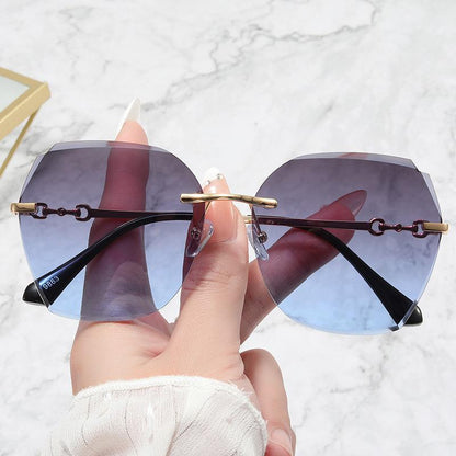 Women Summer Rimless Sunglasses