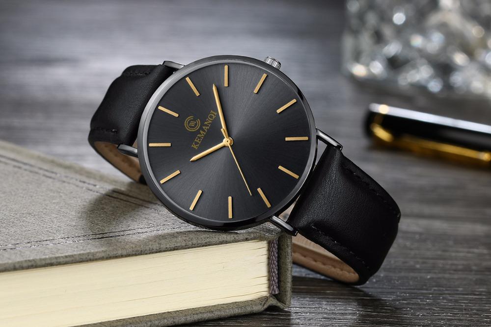 6.5mm Ultra-thin Men's Elegant Fashion Business Quartz Watches