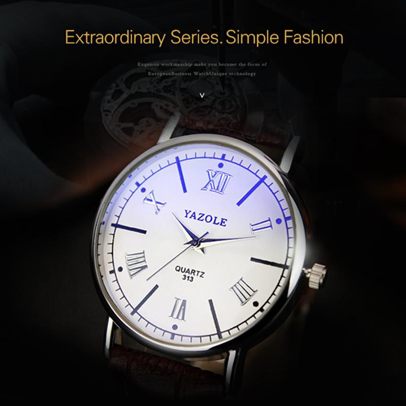 Yazole Watch Roman Classic Boutique Business Slim Couple Watches